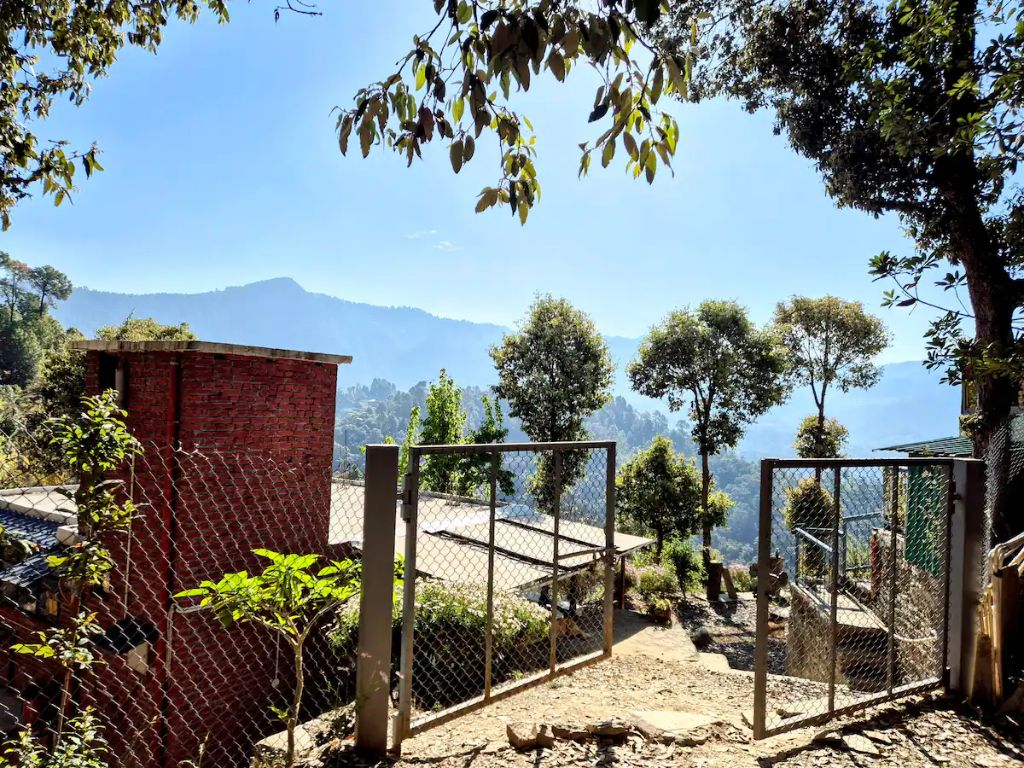Gate with valley view