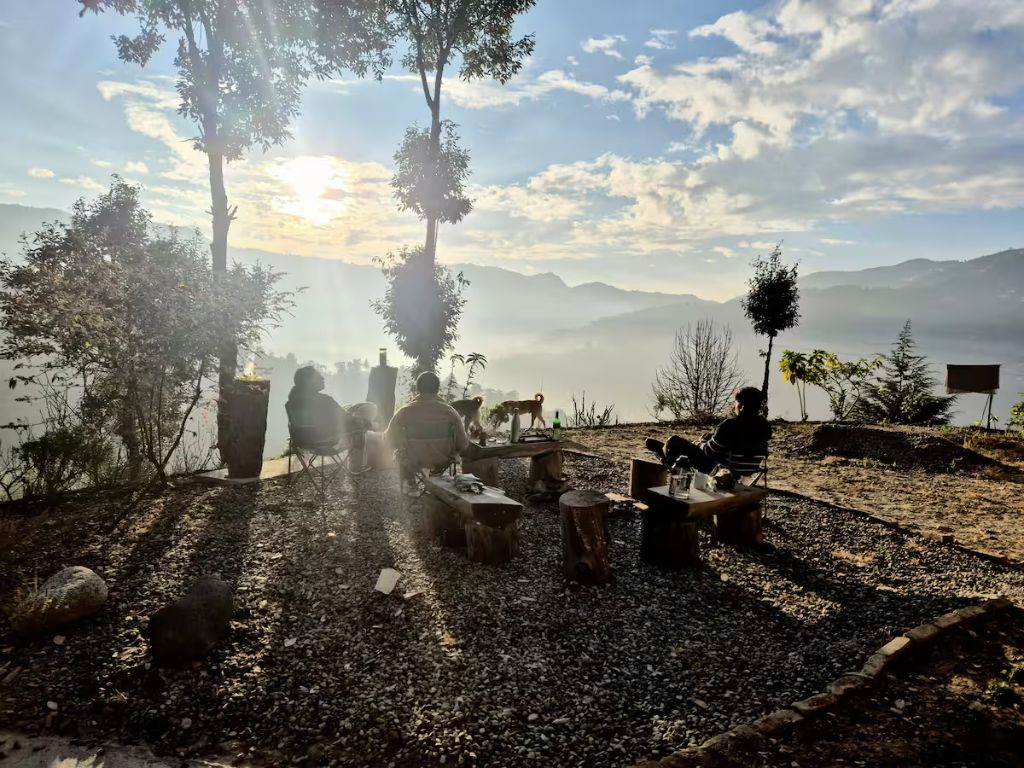 Sunrise seating area