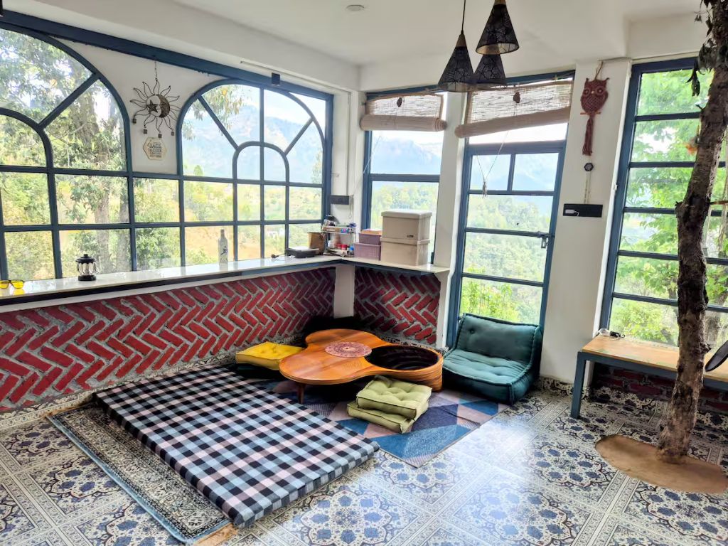 Bohemian lounge corner
